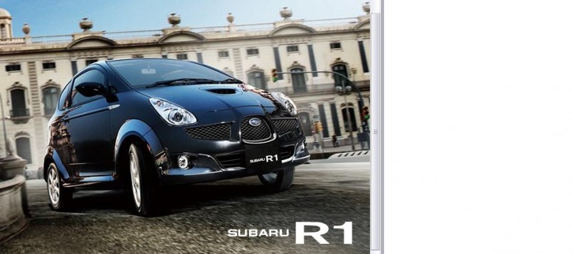 SUBARU R1 AWD, Supercharged Intercooler 660c.c.