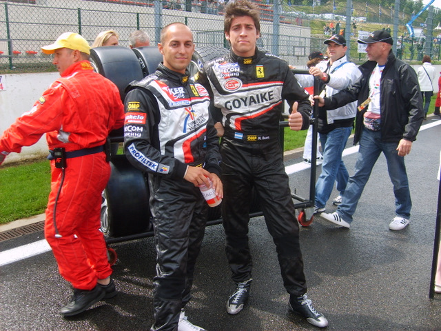 el amigo argentino Mattias Russo presente en FIA GT