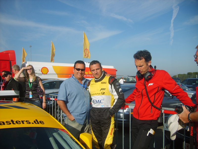 JK y Cristian Abt.. Audi Sport line...