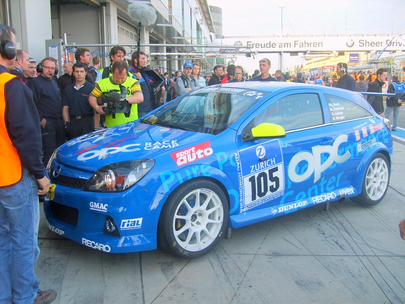 Antes de la carrera.