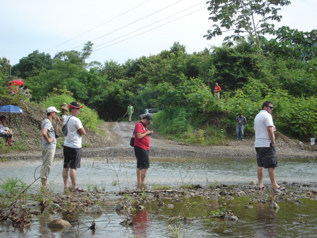 Algunos de los que nos acompañaron