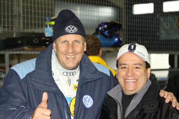 Con un gran amigo La Leyenda viviente Hans Joachim Stcuk, es siempre una divercion encontrarmelo, una gran persona.