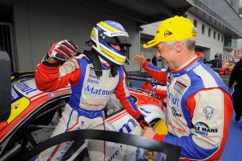 Patrick Pilet y Raymond Narac ganaron el sabado la carrera de GT Open en  Porsche.