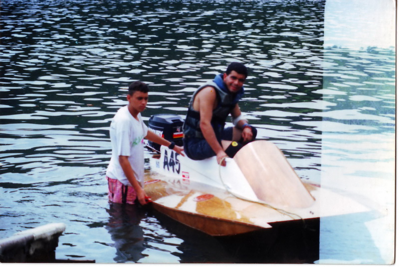 La Bala II, Tunel con motor de 25Hp fabricado por Larry H para su hijo.