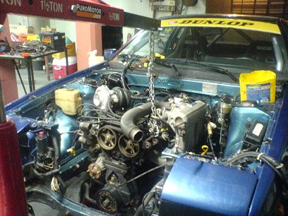 Nuevo motor de la Hachi Azul de Drift