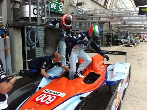 Practicando el cambio de pilotos