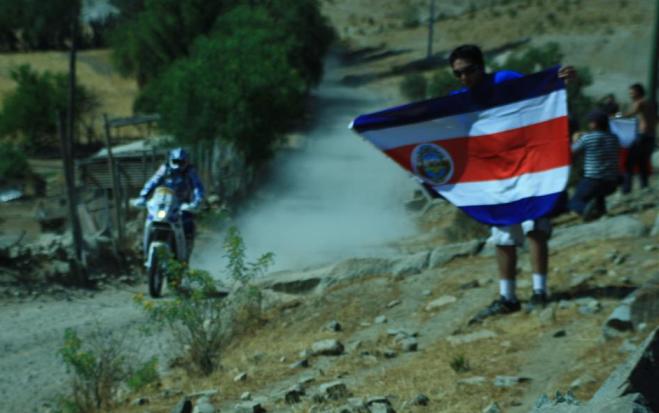 Claudio Veas en el Dakar....