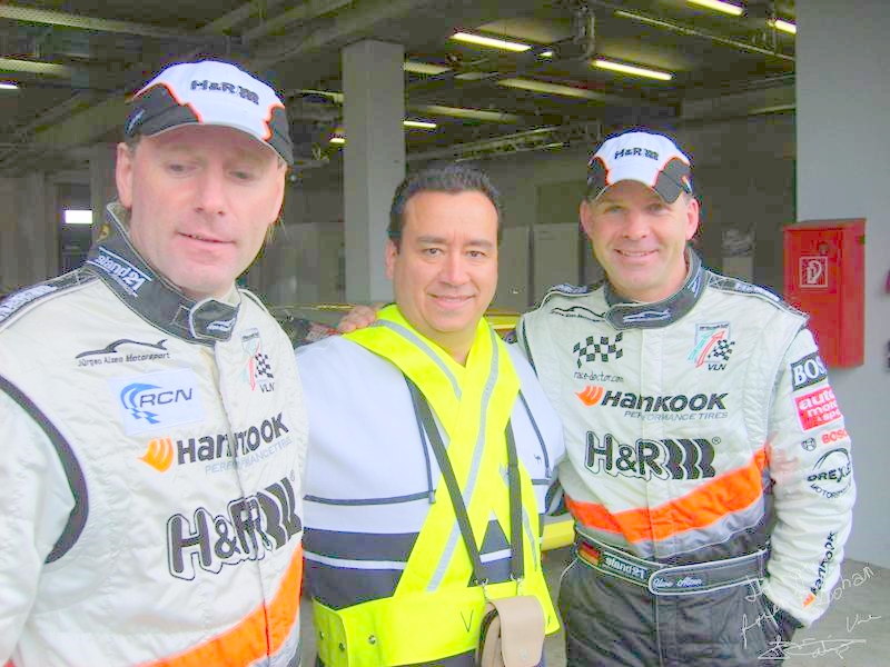 2 grandes amigos, Jurgen y Uwe Alzen.