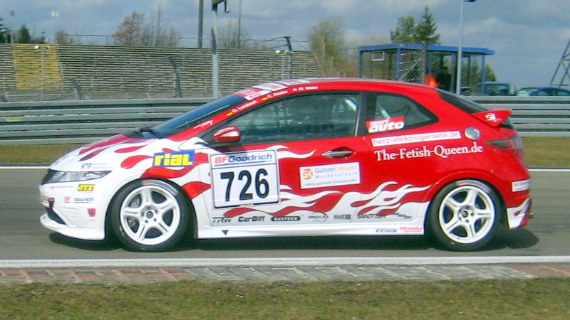 El auto que participara Jorge Altmann.