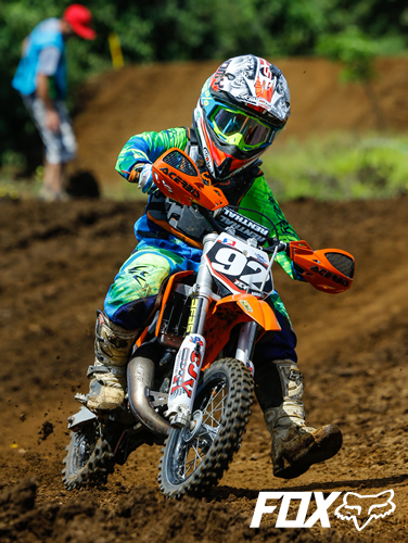 Abraham Alfaro, campeón de los 50 c.c.