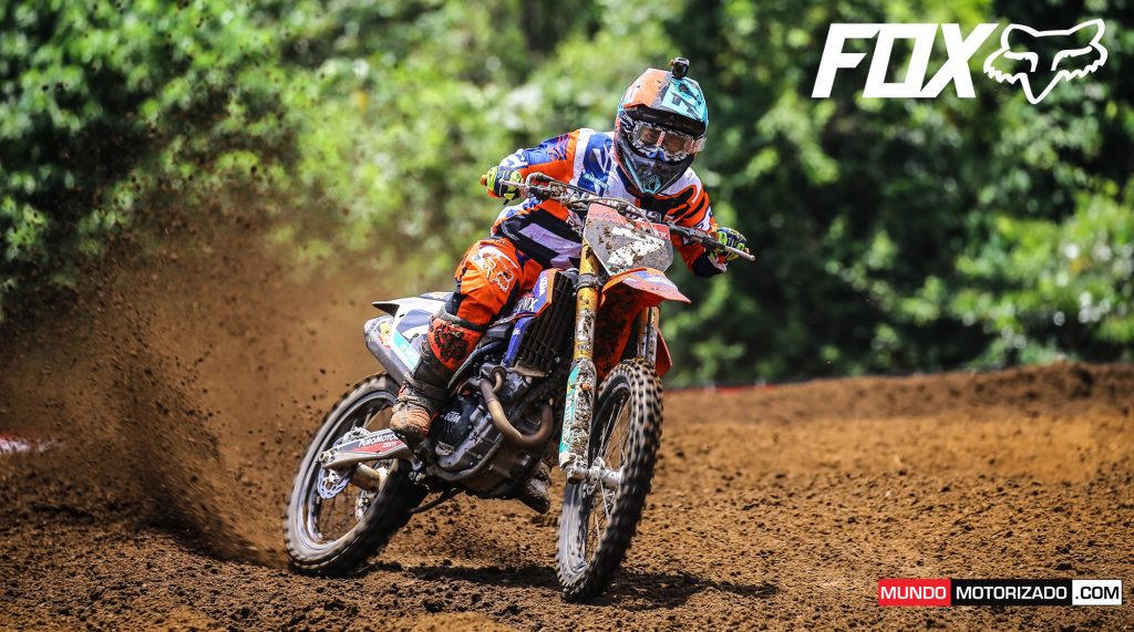 Adrian Agüero, ganador de la MX2.