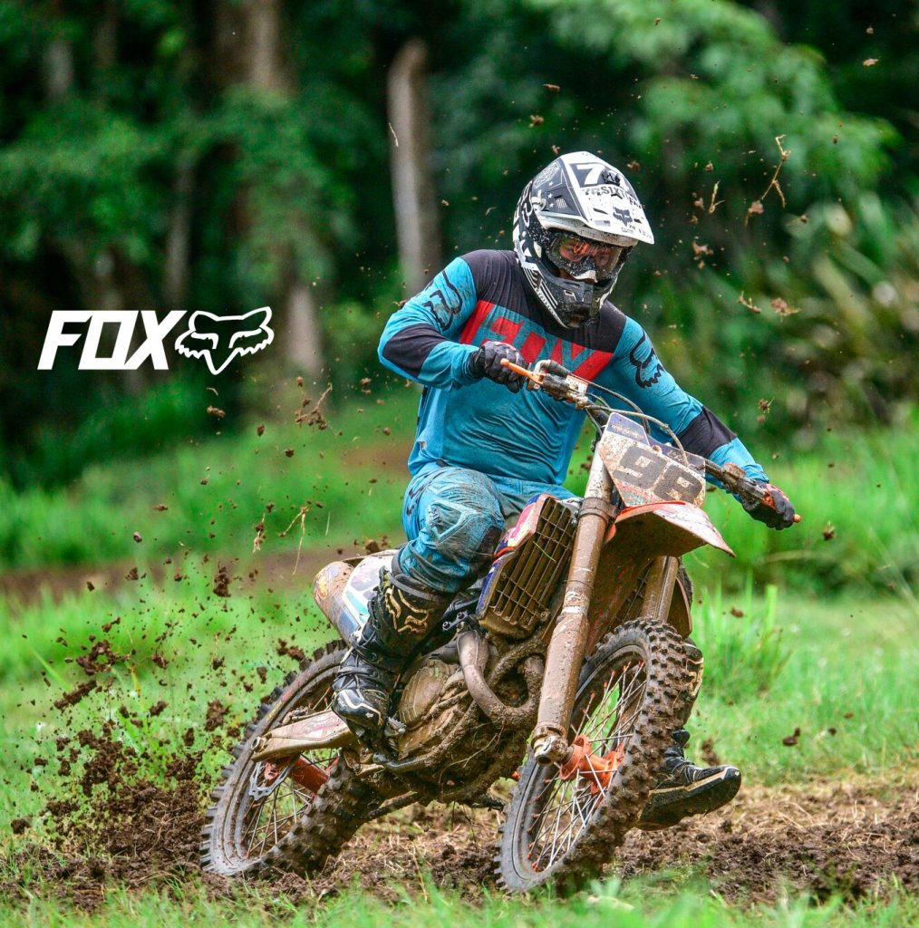 David Chacón durante sus entrenamientos de hoy jueves en la pista Agujas MX.