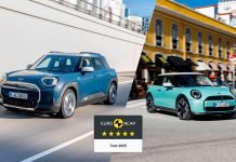 MINI vuelve a obtener las mejores calificaciones: cinco estrellas en las pruebas de choque Euro NCAP