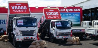 Forland presentó en Expomovil dos nuevos volquetes: V3000 y V6000